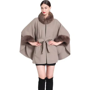 Poncho laine femme fashion