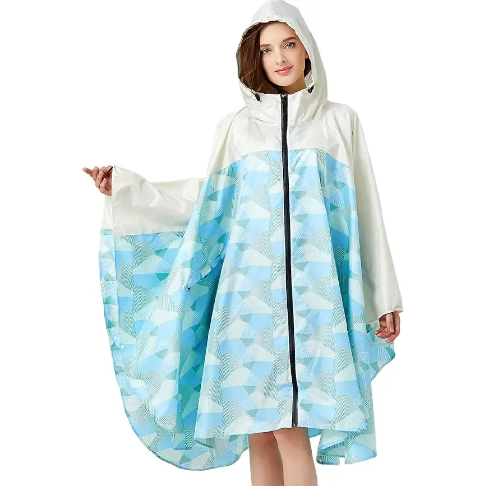 Poncho leger femme de pluie randonnée – Image 4