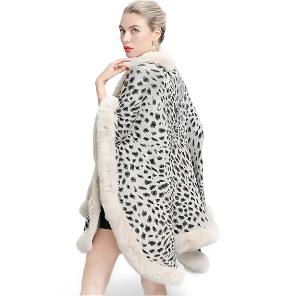 Poncho leopard femme – Image 5