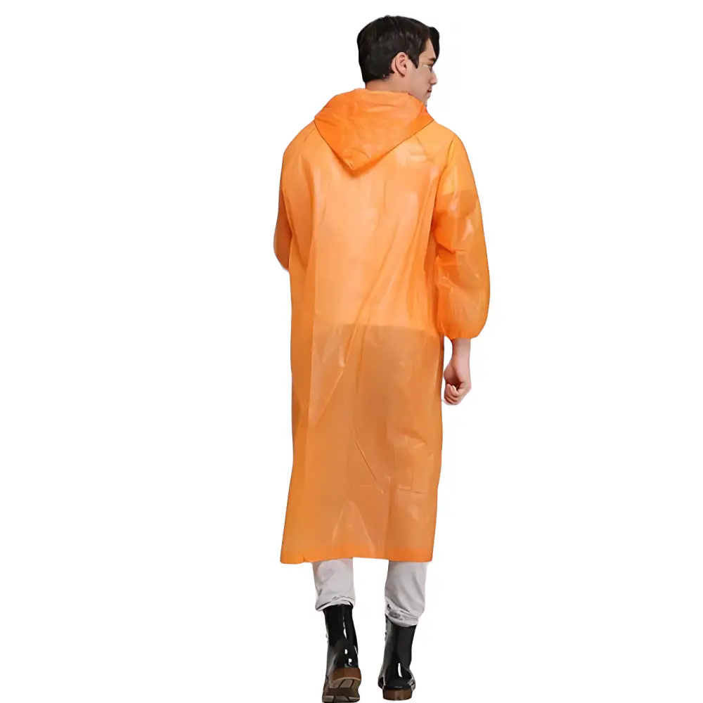 Poncho long étanche de pluie pour homme – Image 4