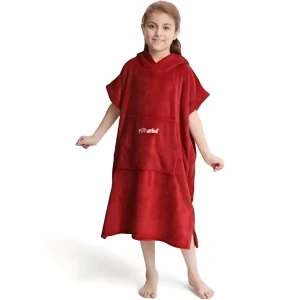 Poncho long plage enfant