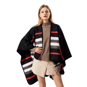 Poncho luxe femme