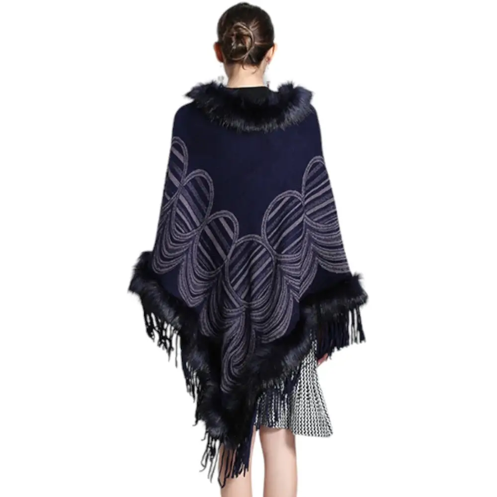 Poncho manteau femme – Image 6