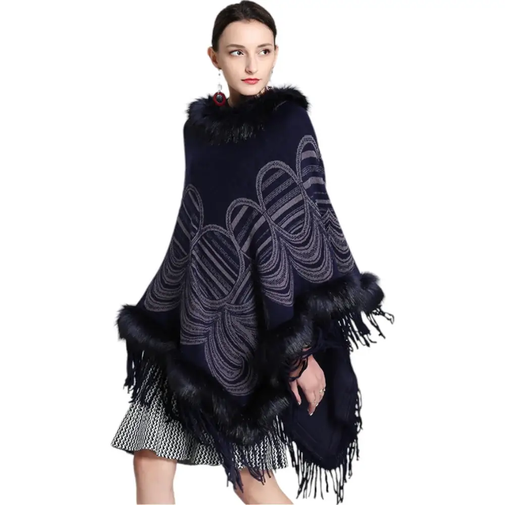 Poncho manteau femme – Image 4