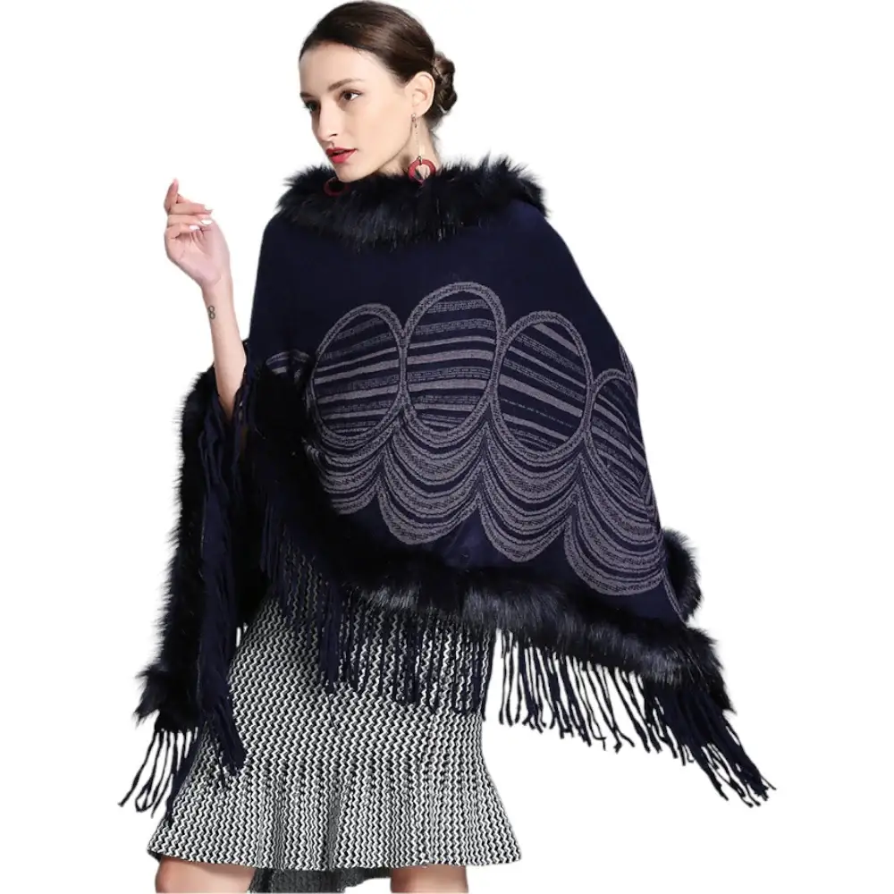 Poncho manteau femme – Image 3