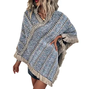 Poncho moderne femme