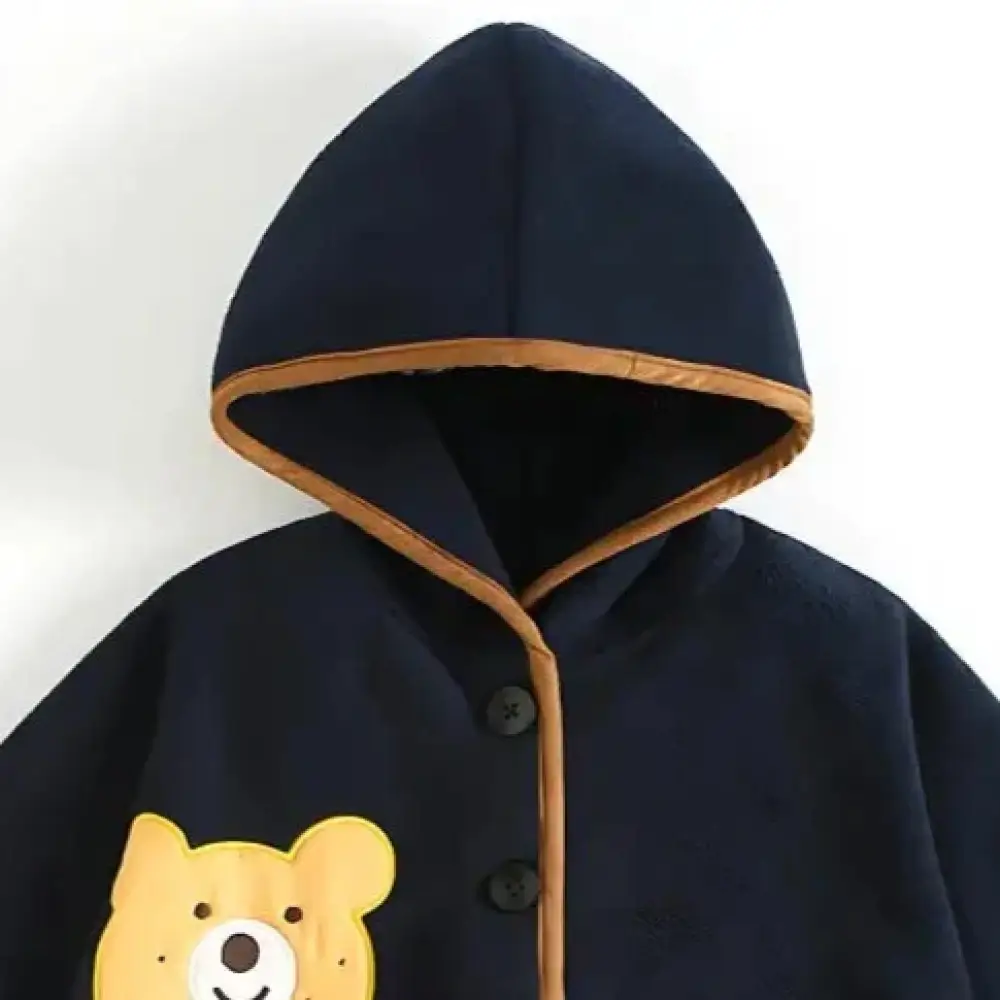 Poncho noir enfant – Image 3