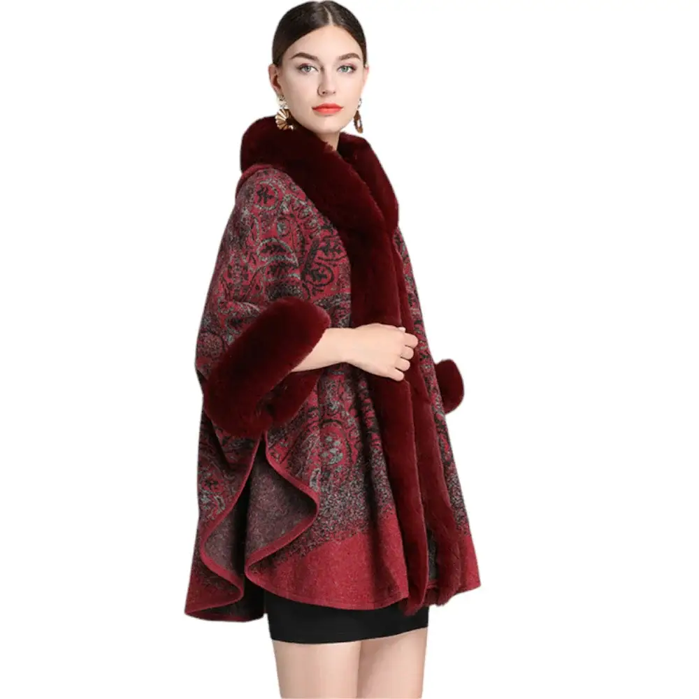 Poncho Ouvert Femme – Image 3