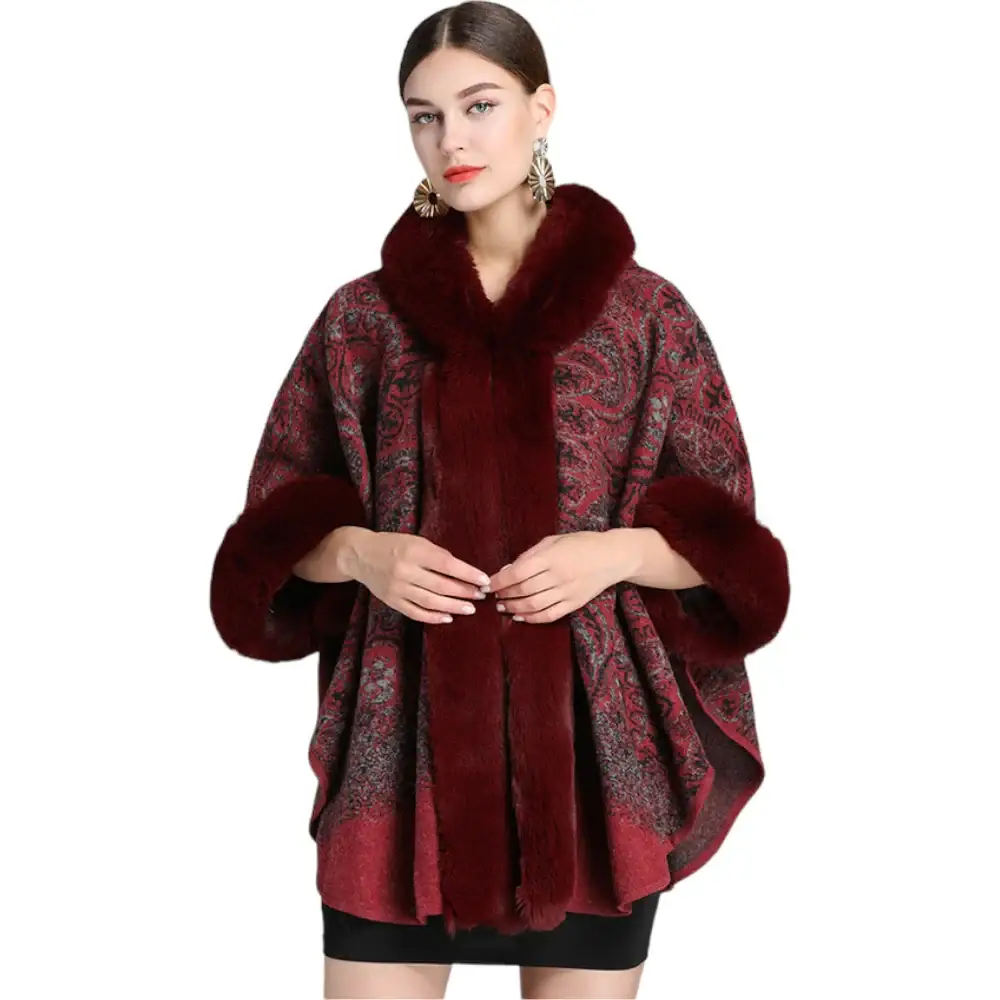Poncho Ouvert Femme – Image 2