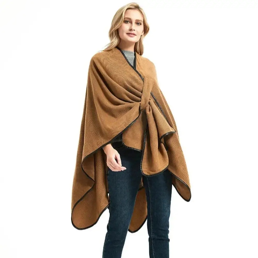 Poncho plaid femme – Image 3