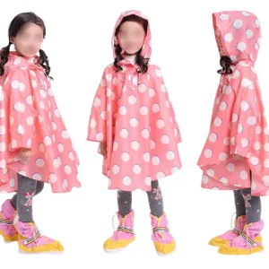 Poncho pluie fille