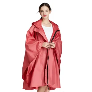 Poncho pluie rouge