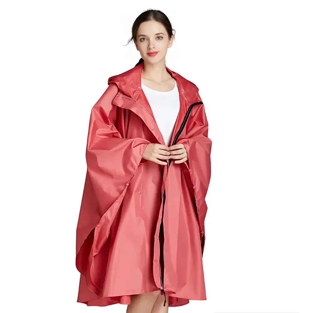 Poncho pluie rouge – Image 2