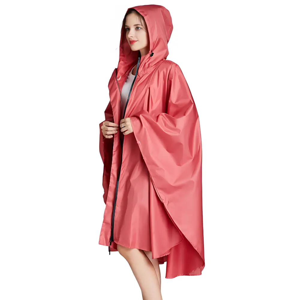 Poncho pluie rouge – Image 4