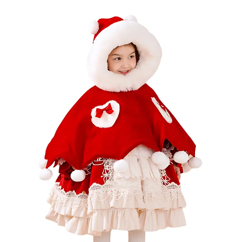 Poncho polaire enfant – Image 2