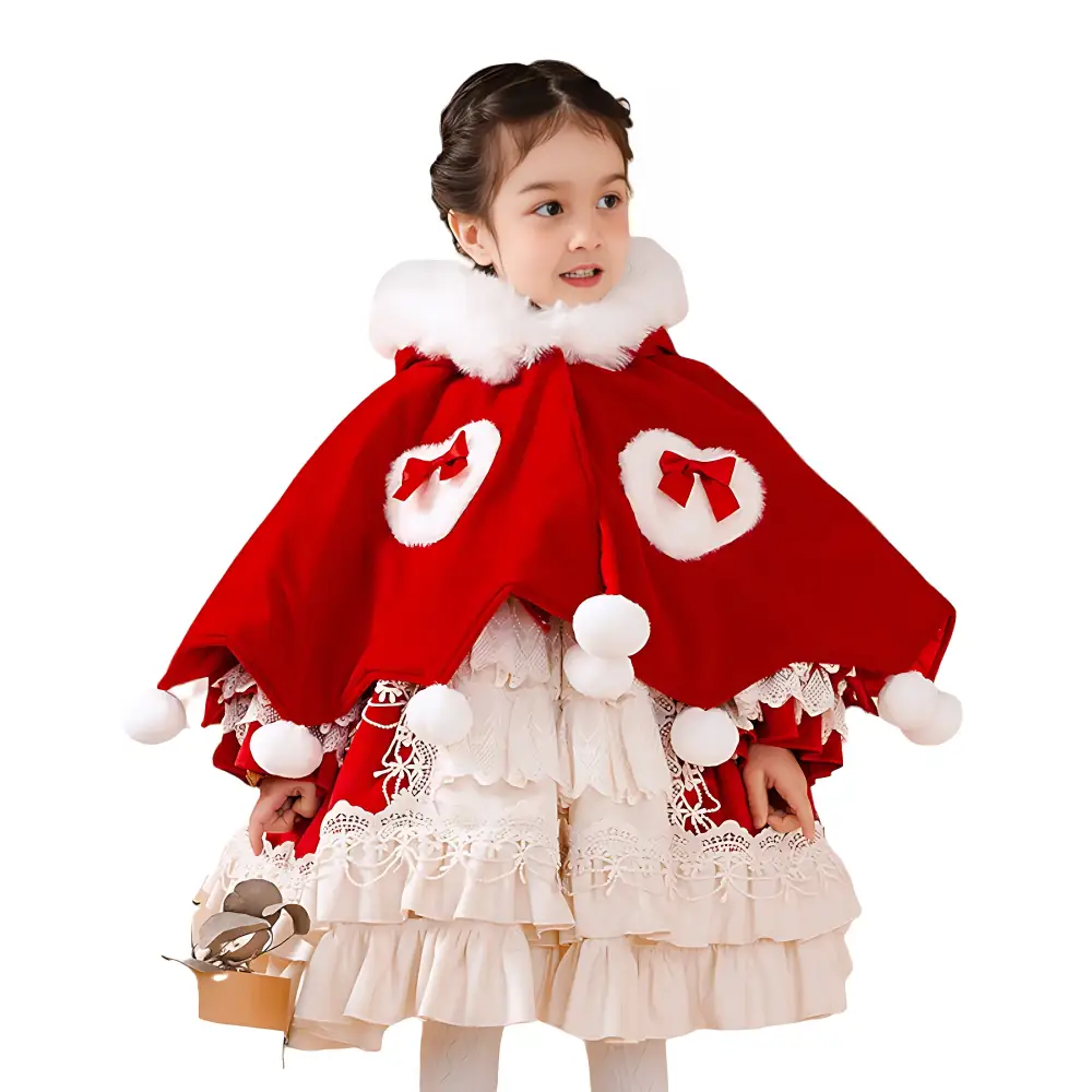 Poncho polaire enfant – Image 3