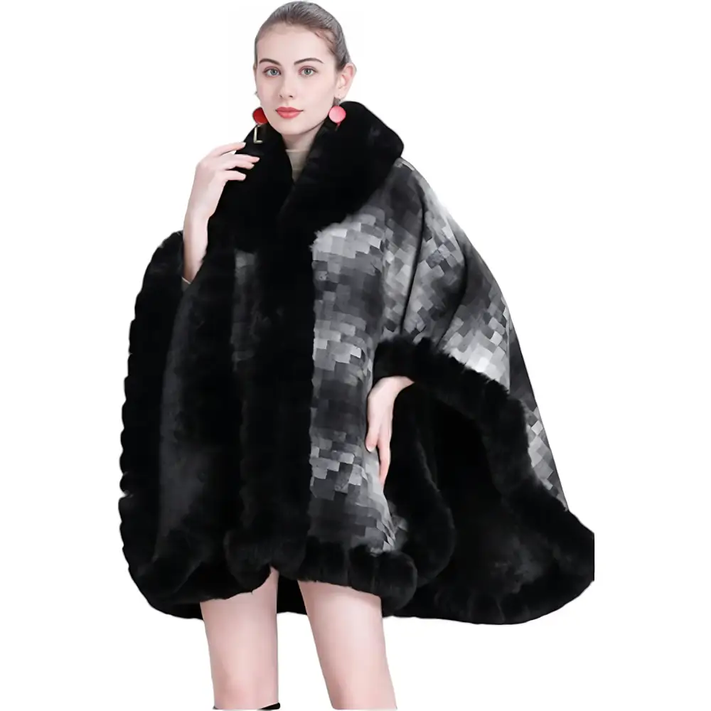 Poncho polaire femme – Image 3