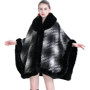 Poncho polaire femme