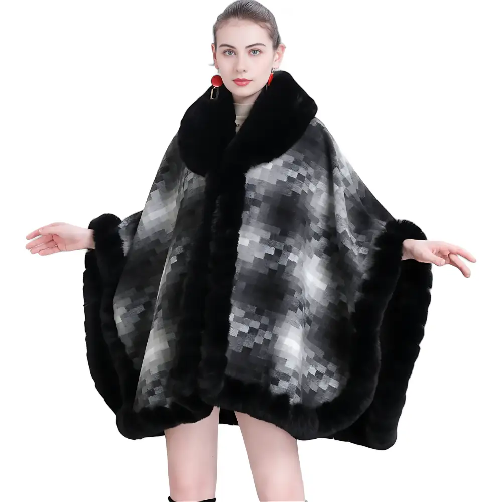 Poncho polaire femme – Image 2