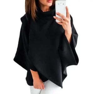 Poncho polaire femme