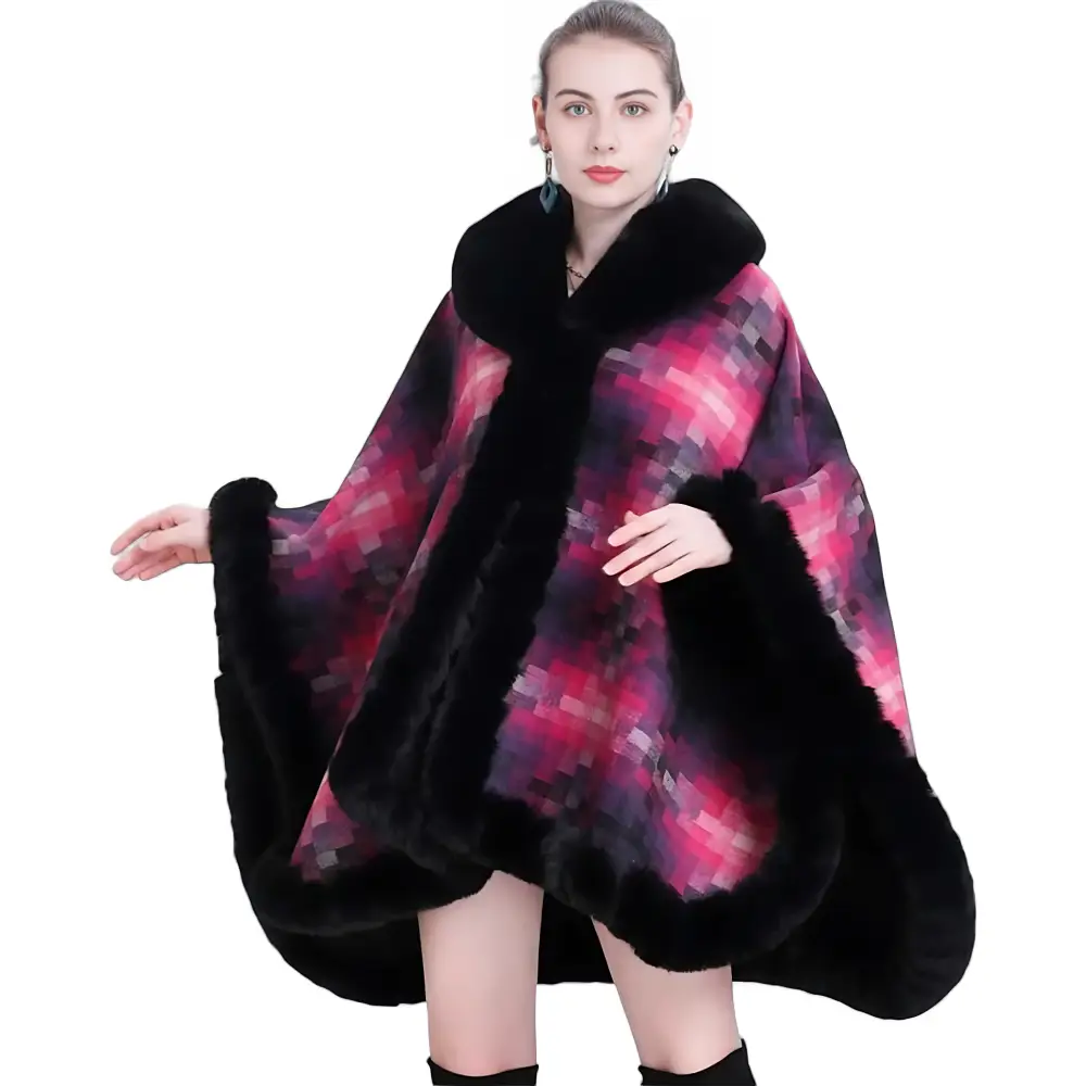 Poncho polaire femme – Image 5