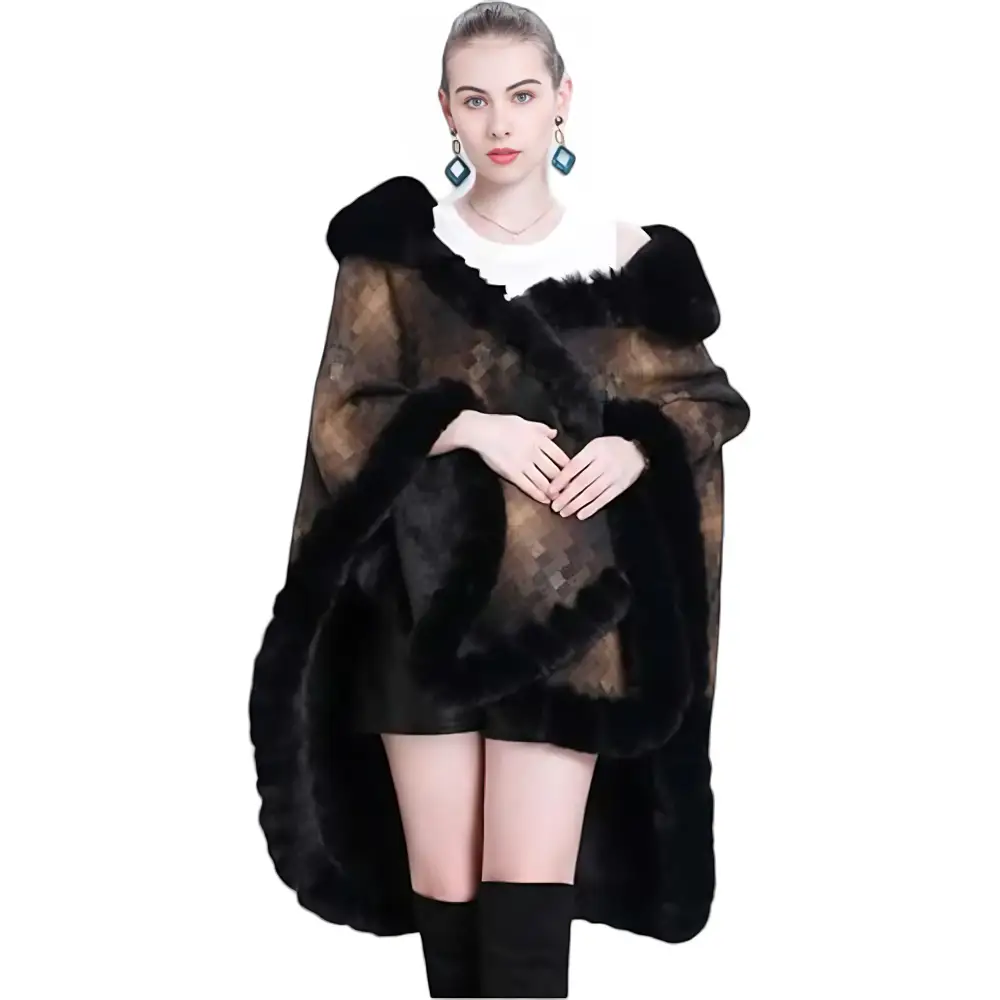 Poncho polaire femme – Image 9