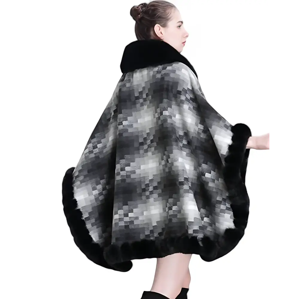 Poncho polaire femme – Image 4
