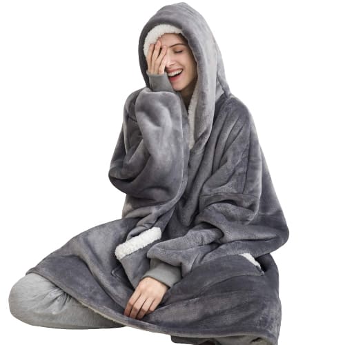 Poncho polaire femme – Image 3