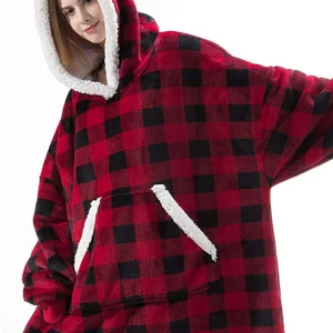 Poncho polaire femme pyjama