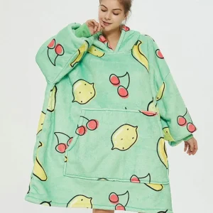 Poncho Polaire Femme Pyjama