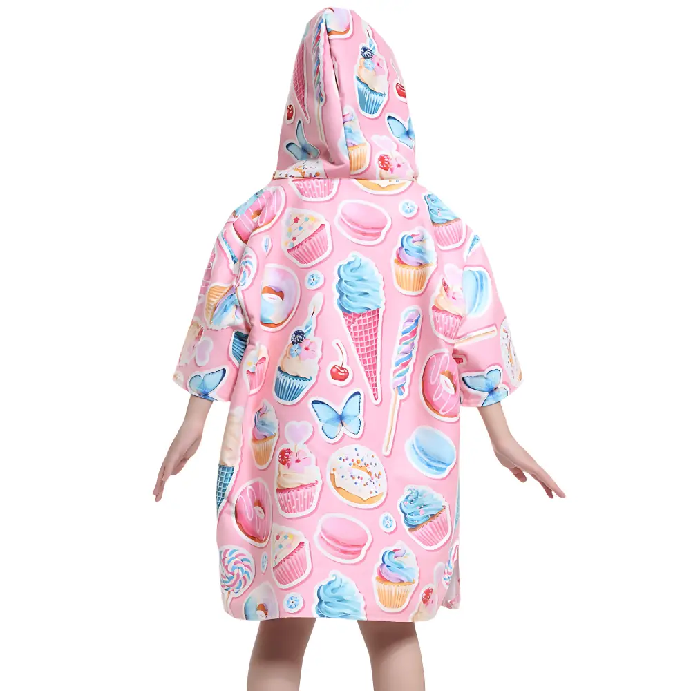 Poncho serviette de plage enfants – Image 4