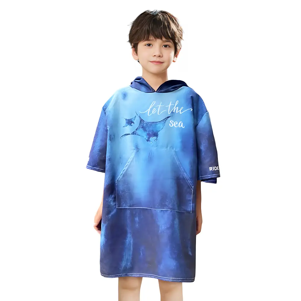 Poncho serviette de plage enfants – Image 8