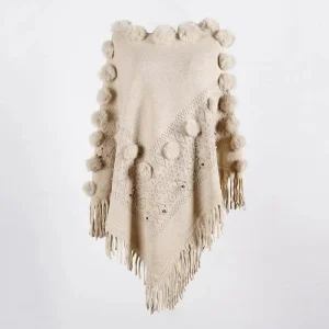 Poncho Style Pompons