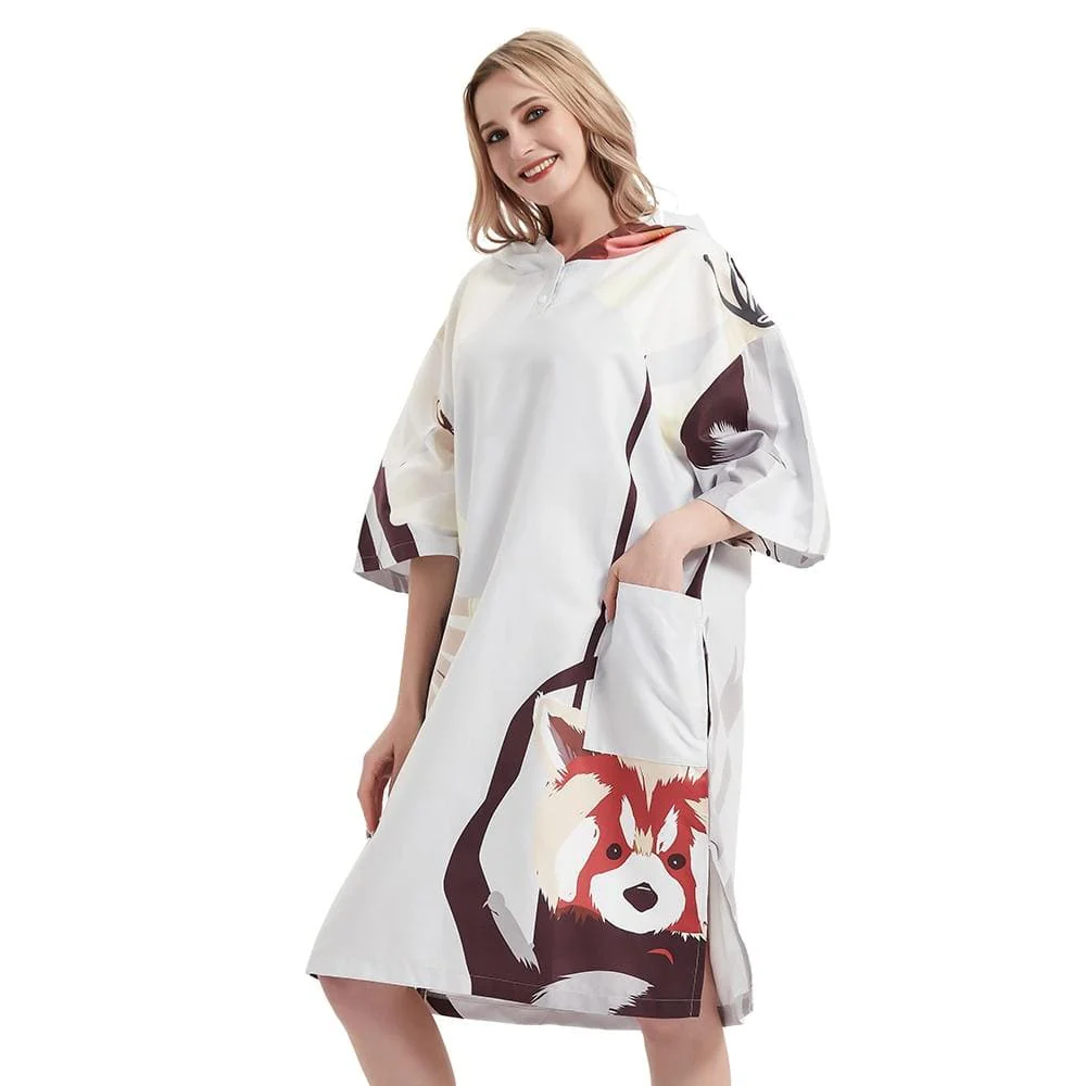 Poncho surf femme