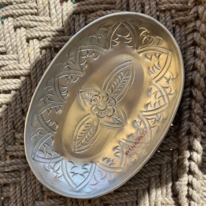 Porte-savon métal martelé Ankit