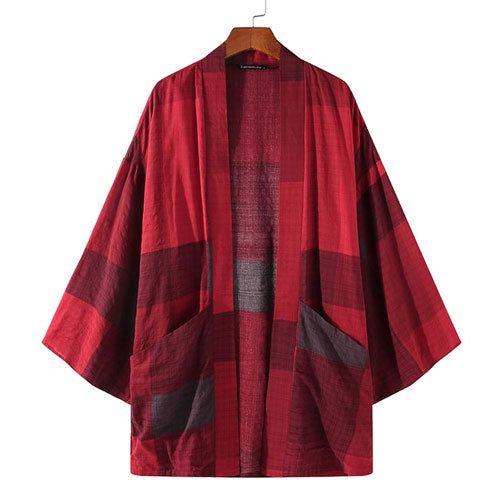 Poncho Polaire-Plaid Homme – Image 3
