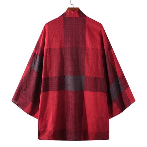 Poncho Polaire-Plaid Homme – Image 7