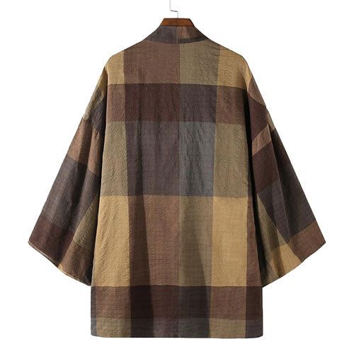 Poncho Polaire-Plaid Homme – Image 8