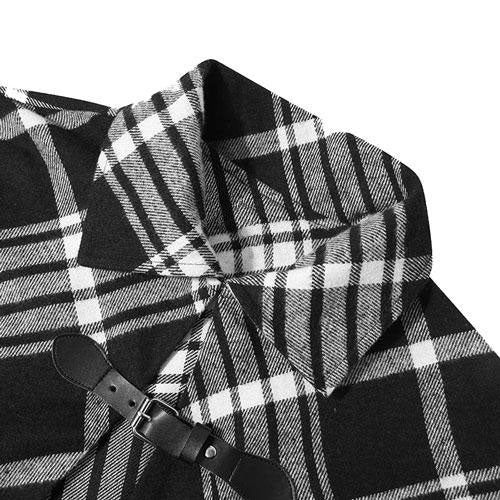 Poncho Carreaux-Hiver Homme – Image 6