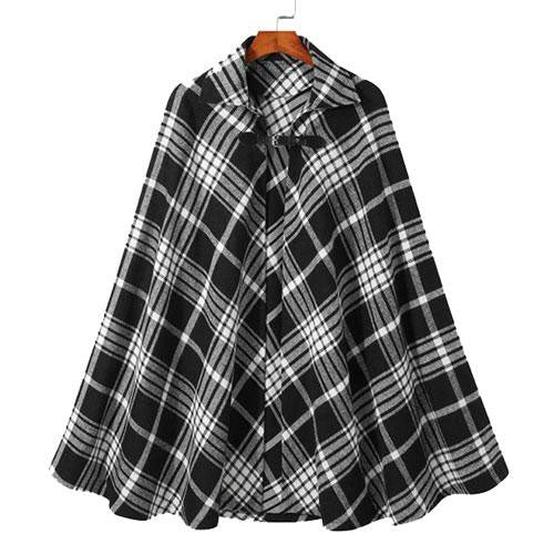 Poncho Carreaux-Hiver Homme – Image 2