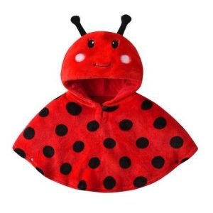 Poncho Coccinelle Bébé Hiver
