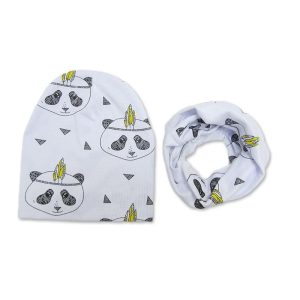 Bonnet & Écharpe Panda pour Bébé