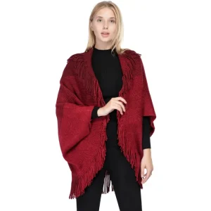 Pull femme esprit poncho