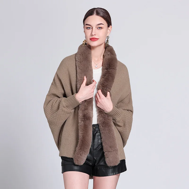 Pull Poncho Femme avec Manches – Image 5