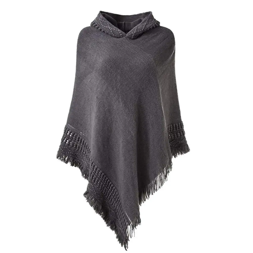 Pull poncho femme hiver – Image 6