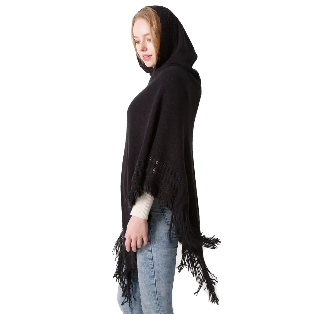 Pull poncho femme hiver – Image 8