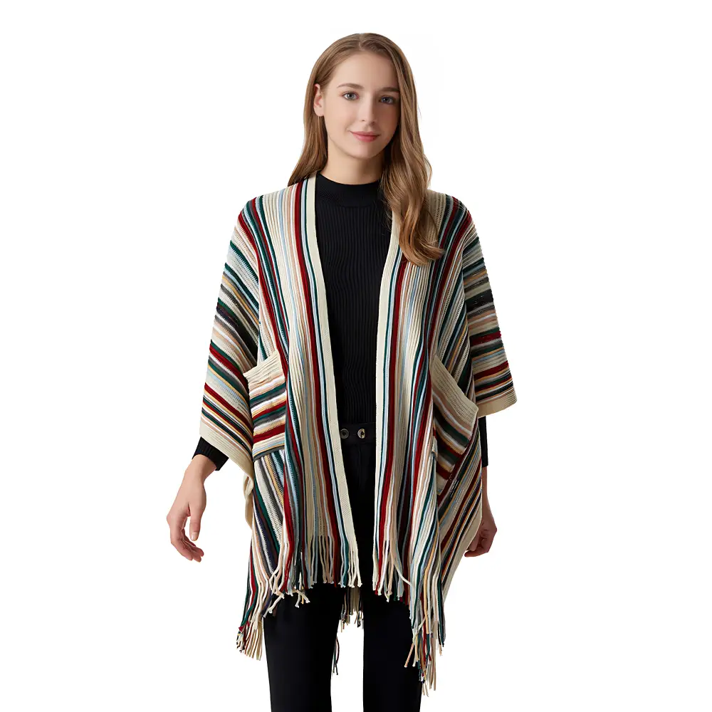 Pull style poncho femme – Image 3