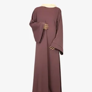 Robe Kimono Abaya Prune