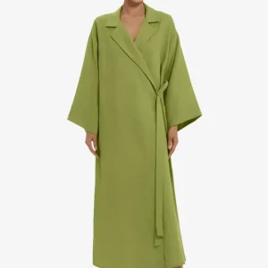 Robe Kimono Femme Vert Pomme