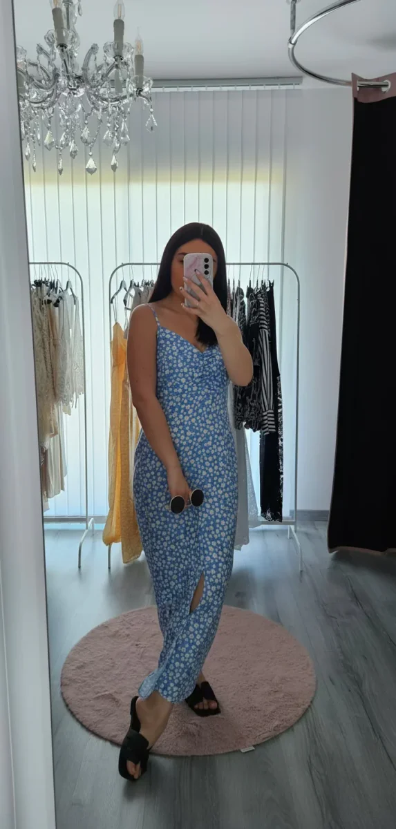 Robe Pâquerette Femme – Imprimé floral léger – Image 3